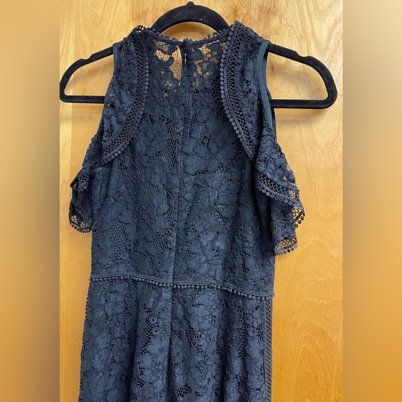 Alexis Women's Philippe Lace Cold-Shoulder Ruffle Jumpsuit - Picture 7 of 10